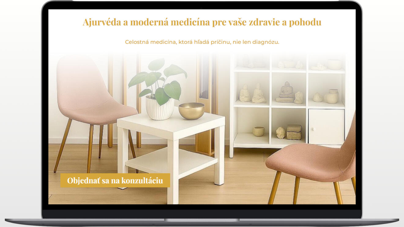 webstránka pre kliniku